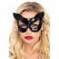 Маска Leg Avenue Vinyl Wet Look Cat Costume Mask, черная - Фото №1