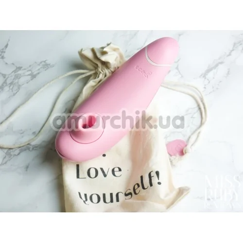 Симулятор орального сексу для жінок Womanizer The Original Premium ECO, рожевий