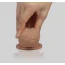 Фаллоимитатор Dual-Layered Silicone Nature Cock LV4005, коричневый - Фото №14