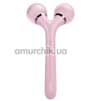 Ультразвуковий масажер Geske Sonic Facial & Body Roller 4 in 1, світло-рожевий - Фото №1