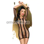 Платье-сетка Penthouse Lingerie Bedtime Surprise, черное - Фото №1