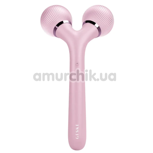 Ультразвуковий масажер Geske Sonic Facial & Body Roller 4 in 1, світло-рожевий - Фото №1