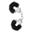 Наручники Temptasia Plush Fur Cuffs, черные - Фото №2