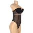 Боди Star Night Sheer Teddy With Faux Diamond, черное - Фото №7