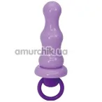 Анальна пробка з вібрацією Tiny Passion Twisters 2PB3795-22, фіолетова - Фото №1