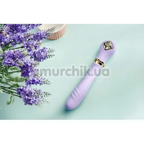 Вибратор с подогревом Zalo Courage Pre-Heating G-spot Massager, фиолетовый