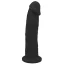 Фалоімітатор Real Love Premium Silicone Dildo 9, чорний - Фото №1