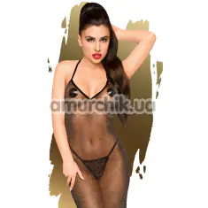 Комплект Penthouse Lingerie Poison Cookie, чорний: сукня + трусики-стрінги - Фото №1