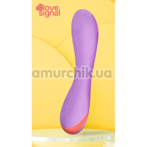 Вібратор для точки G Love Signal Twin Toned, фіолетовий