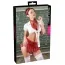 Костюм школьницы Cottelli Collection Costumes 2470365 бело-красный: топ + мини-юбка + трусики + чулки + галстук - Фото №8