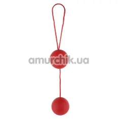 Вагінальні кульки Jiggle Love Balls, червоні - Фото №1