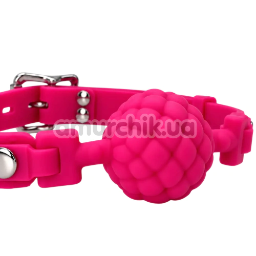 Кляп DS Fetish Silicone Padded Ball Gag S, рожевий