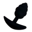 Анальна пробка Loveshop Silicone Cone Plug Large, чорна - Фото №3