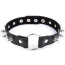 Ошейник DS Fetish Collar With Metal Spikes с металлическими шипами, черный - Фото №1