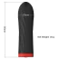 Кліторальний вібратор Boss Series Silicone Touch Vibrator, чорний - Фото №5