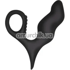 Стимулятор простаты для мужчин Adam's Silicone Prostate Massager, черный - Фото №1