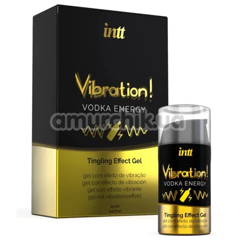 Возбуждающий гель с эффектом вибрации Intt Vibration Vodka Energy Tingling Effect Gel - водка, 15 мл
