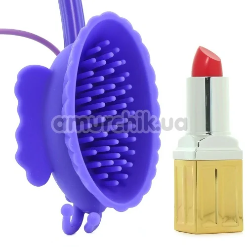 Вакуумная помпа для клитора Advanced Butterfly Clitoral Pump, фиолетовая