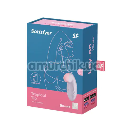 Клиторальный вибратор Satisfyer Tropical Tip, фиолетовый