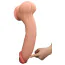 Фаллоимитатор Sliding-Skin Dual Layer Dong King Sized 14, телесный - Фото №11