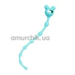 Анальная цепочка ToDo Anal Beads Froggy, бирюзовая - Фото №1