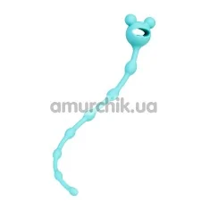 Анальная цепочка ToDo Anal Beads Froggy, бирюзовая - Фото №1