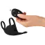 Віброкільце зі стимулятором мошонки Rebel Men's Gear Cock Ring With RC Ball Massager, чорне - Фото №11