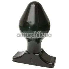 Анальна пробка Mister B All Black Kevin Butt Plug 8, чорна - Фото №1