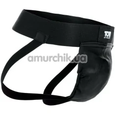 Мужские трусы Tom of Finland Leather Jock Strap, черные - Фото №1