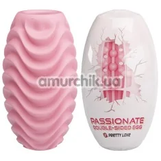 Мастурбатор Pretty Love Passionate Double-Sided Egg, розовый - Фото №1