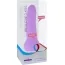 Вибратор с расширением Mini Silicone Classic 15.5 см, фиолетовый - Фото №3