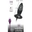 Анальная пробка с вибрацией Black Velvets Rechargeable Plug S, черная - Фото №5