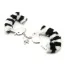 Наручники Furry Love Cuffs, зебра - Фото №5