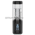 Мастурбатор с толчками и ротацией Men's Play Automatic Thrusting Masturbator B2, черный - Фото №1