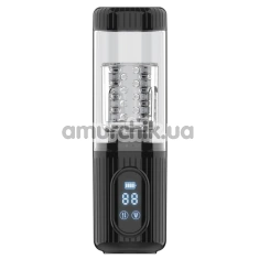 Мастурбатор з поштовхами і ротацією Men's Play Automatic Thrusting Masturbator B2, чорний - Фото №1