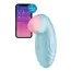 Кліторальний вібратор Satisfyer Tropical Tip, блакитний - Фото №1