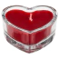 Свеча With Love Rose & Glass Candle, красная - Фото №1