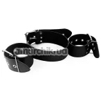 Нашийник із фіксаторами для рук Art of Sex Bondage Collar And Handcuffs, чорний - Фото №1