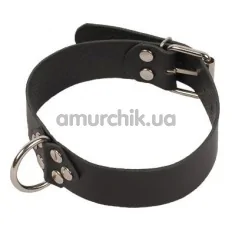 Ошейник Leather Collar, черный - Фото №1
