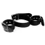 Нашийник із фіксаторами для рук Art of Sex Bondage Collar And Handcuffs, чорний - Фото №1
