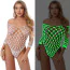 Боди Star Night Fishnet Glow Party Bodysuit, салатовое - Фото №5