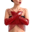 Перчатки виниловые Art of Sex Lerona Lacquered, красные - Фото №2