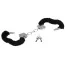 Наручники MAI No.38 Metal Furry HandCuffs, чорні - Фото №5