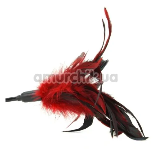 Пёрышко для ласк Sportsheets Starburst Feather Body Tickler, красное