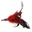 Пёрышко для ласк Sportsheets Starburst Feather Body Tickler, красное - Фото №9