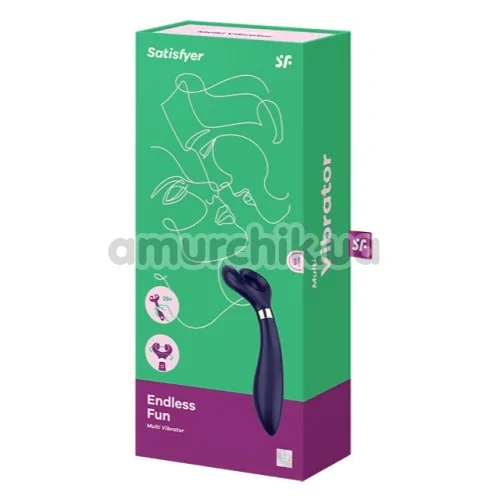 Вибратор Satisfyer Endless Fun, синий