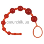Анальний ланцюжок Dragonz Tale Beaded Cord, червоний - Фото №1