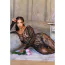 Комбінезон Leg Avenue Crotchless Fishnet Bodystocking Flower, чорний - Фото №10