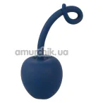 Вагинальный шарик Magic Shiver Love Ball Apple, синий - Фото №1