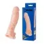 Насадка на пенис с вибрацией XLover Penis Extender 18.5 см, телесная - Фото №8
